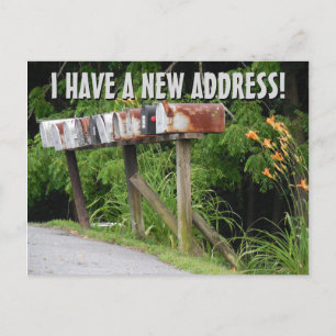 New Change Of Address Postcard