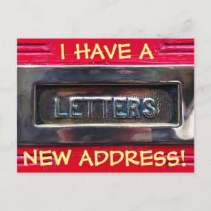 New Change Of Address Postcard