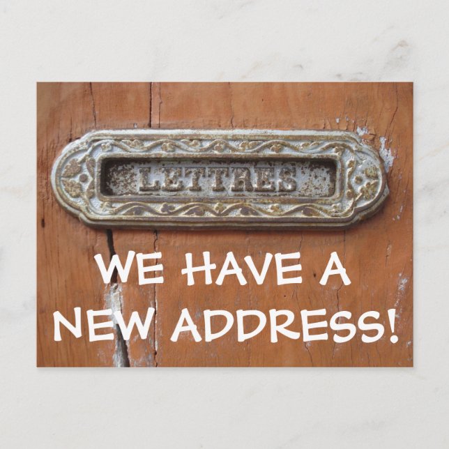New Change Of Address Postcard (Front)