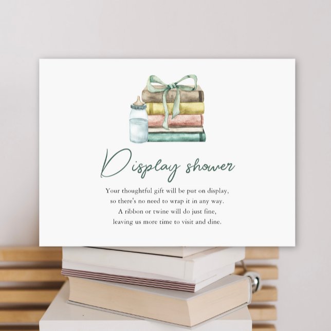 New Chapter Baby shower Display shower Enclosure Card (Creator Uploaded)