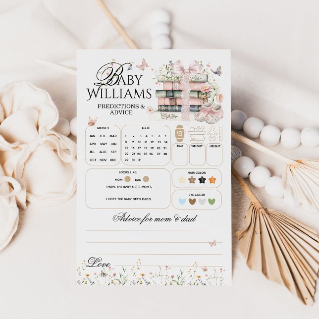 New Chapter Begin Baby Girl Shower Guess Game (Creator Uploaded)