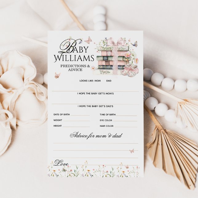 New Chapter Begin Baby Girl Shower Guess Game (Creator Uploaded)