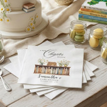 New Chapter Begins Book Baby Shower welcome sign