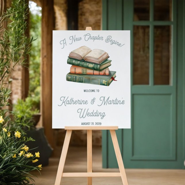 New Chapter Begins, Book Themed Welcome Poster (Creator Uploaded)