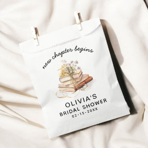 New Chapter Begins Bridal Shower Favour Bag