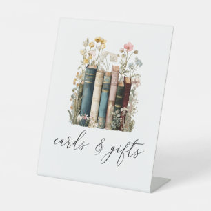 New Chapter Begins Cards & Gifts Pedestal Sign