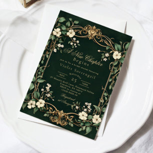 New Chapter begins Fantasy Bridal shower Invitation