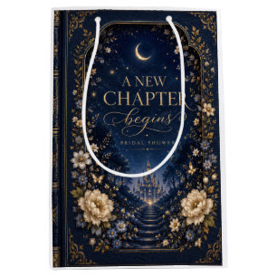 New Chapter begins Fantasy Enchanted bridal shower Medium Gift Bag