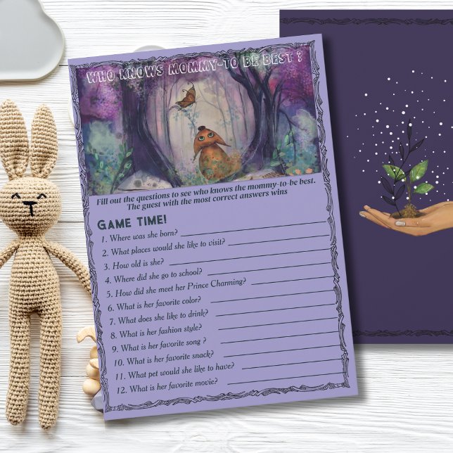  New Chapter Begins Who Knows Mommy Best Game Card (New Chapter Begins Who Knows Mommy Best Game Card)