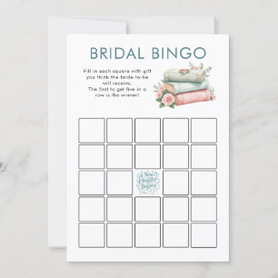 New Chapter Books Bingo Bridal Shower Game Card