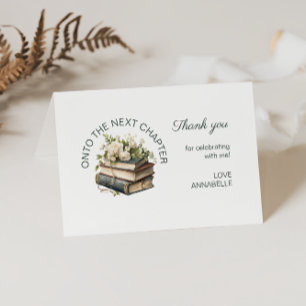 New Chapter Bridal Shower Thank You Card