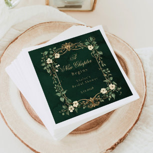 New Chapter Fantasy Book Lovers Bridal Shower Napkin