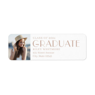 New Chapter Graduation Return Address Label