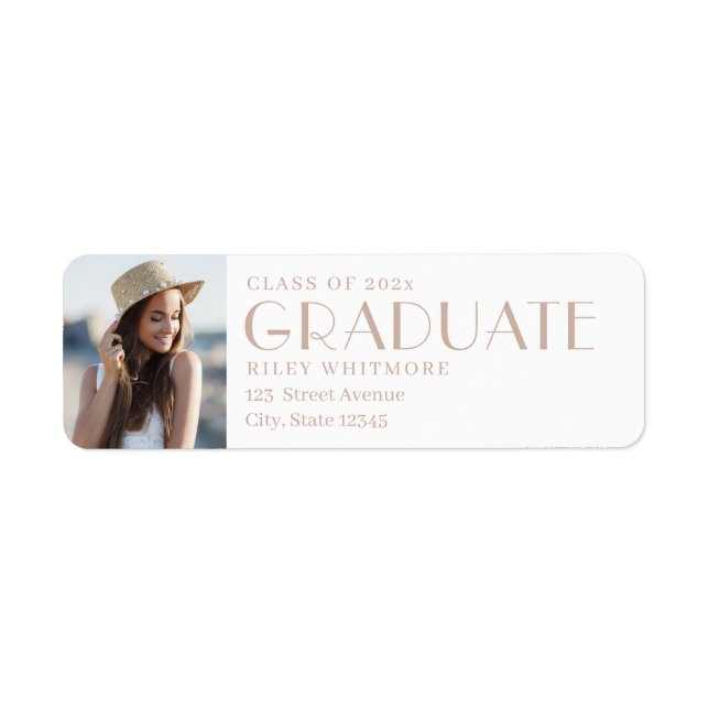 New Chapter Graduation Return Address Label (Front)