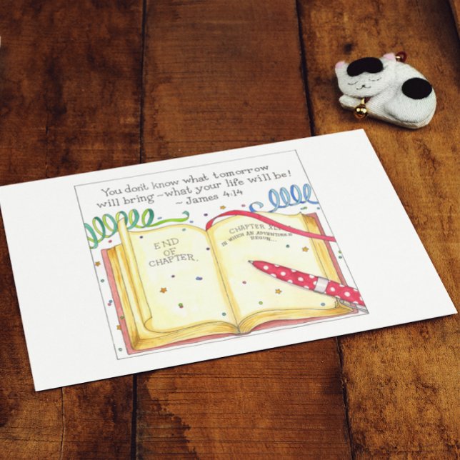 New Chapter Inspirational Post Card (Creator Uploaded)