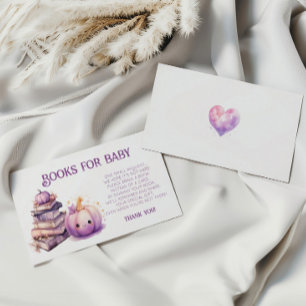 New Chapter Little Pumpkin Books for Baby ticket Enclosure Card