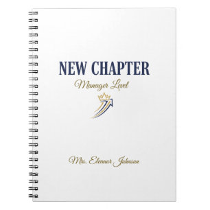 New Chapter Manager Level Personalised Notebook