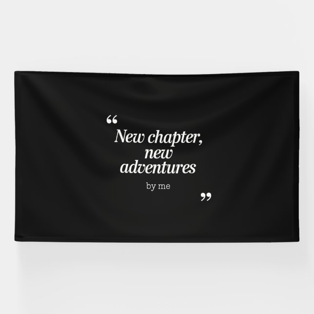 New Chapter, New Adventures Design by Me Banner (Horizontal)