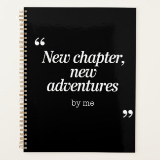 New Chapter, New Adventures Design by Me Planner