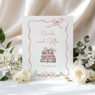 New Chapter Pink bow Cards and gifts Poster