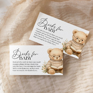 New Chapter Storybook Baby Shower Books for Baby Enclosure Card