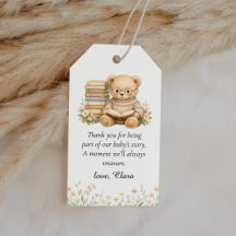 New Chapter Storybook Baby Shower Thank You Favour