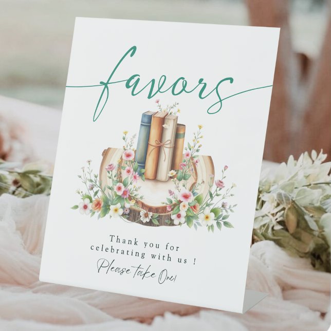 New Chapter Storybook Favours Bridal Shower Sign (Creator Uploaded)