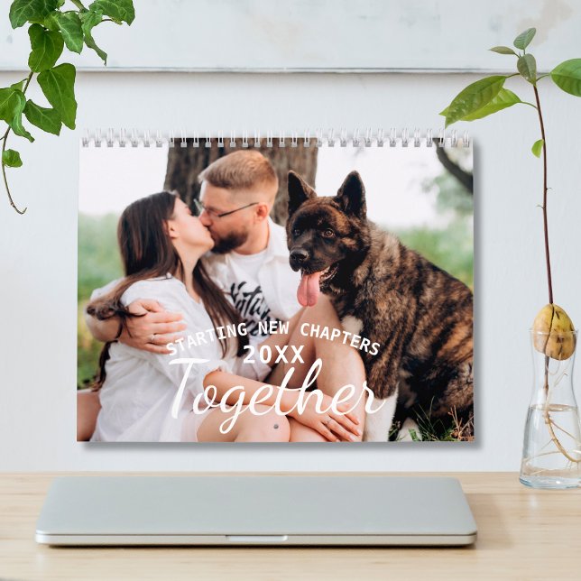 New Chapters Custom 2026 Modern Couple Photo Calendar (New Chapters Custom 2025 Modern Couple Photo Calendar
)