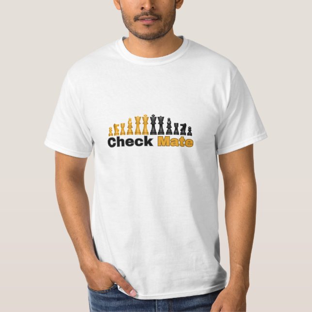 NEW! Check Mate - Chess T-Shirt (Front)