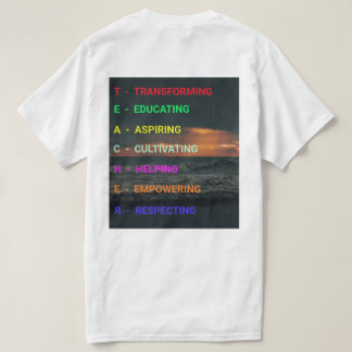 NEW & Chic! Elegance Educator Teacher T-Shirts" T-Shirt