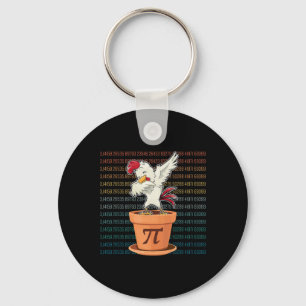 New Chicken Pot Pi Day Pie Math Lover Geek Gift 3. Key Ring