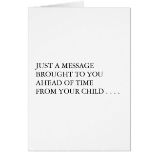 NEW CHILD CARD