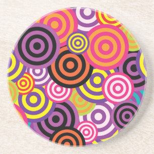 New Circle Abstract art Coaster