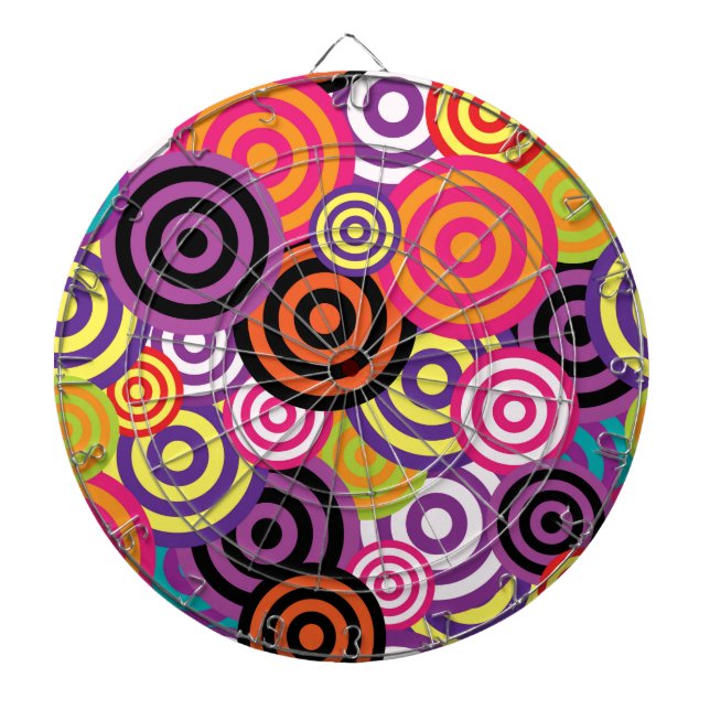 New Circle Abstract art Dartboard (Front)