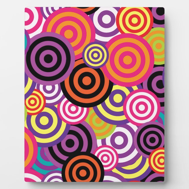 New Circle Abstract art Plaque (Front)
