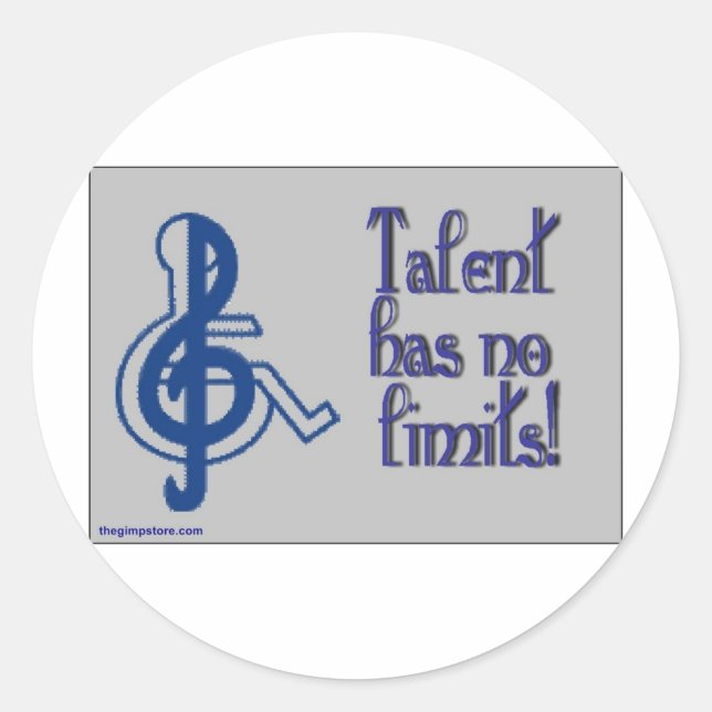 NEW CLASSIC ROUND STICKER (Front)