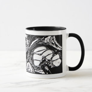 NEW!  "Cochlea Cross" Block Print Mug! Mug