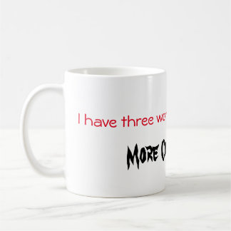 New Coffee Now in red and black text Coffee Mug