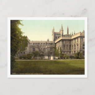 New College, Oxford, England Postcard