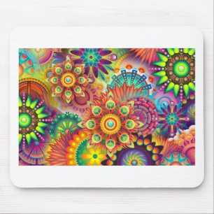 New Colourful Abstract BackGround Mouse Pad