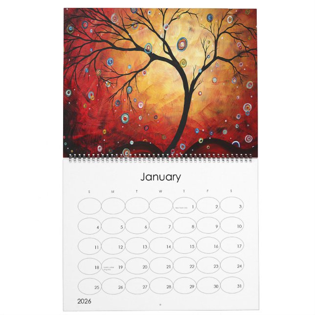 NEW Colourful MADART 2015 Circle of Life Calendar (Jan 2026)