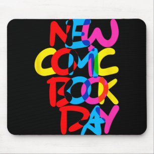 New Comic Book Day (overlap)  Mouse Pad