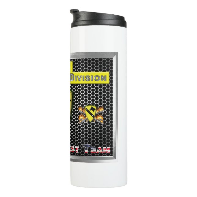 New Cool Redesigned 1st Cavalry Division Thermal Tumbler (Rotated Right)