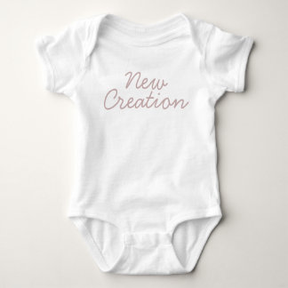 New Creation - Baby Girl Bodysuit Pink