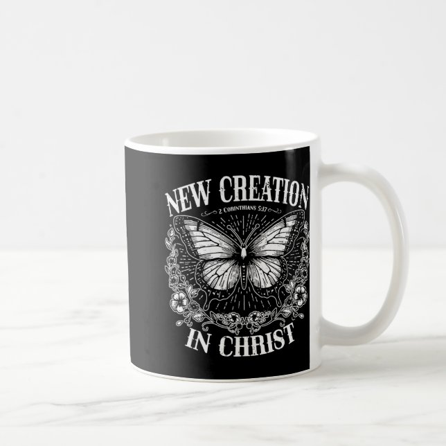 New Creation In Christ, Boho Christian, Western Fa Coffee Mug (Right)