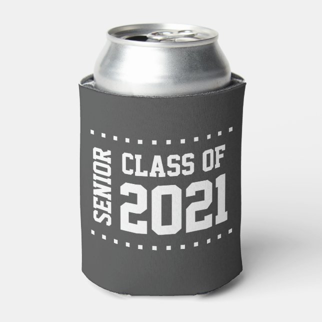 New Customisable Class of 2021 Graduation Can Cooler (Can Front)