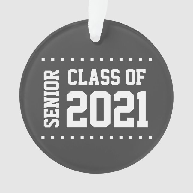 New Customisable Class of 2021 Ornament (Front)