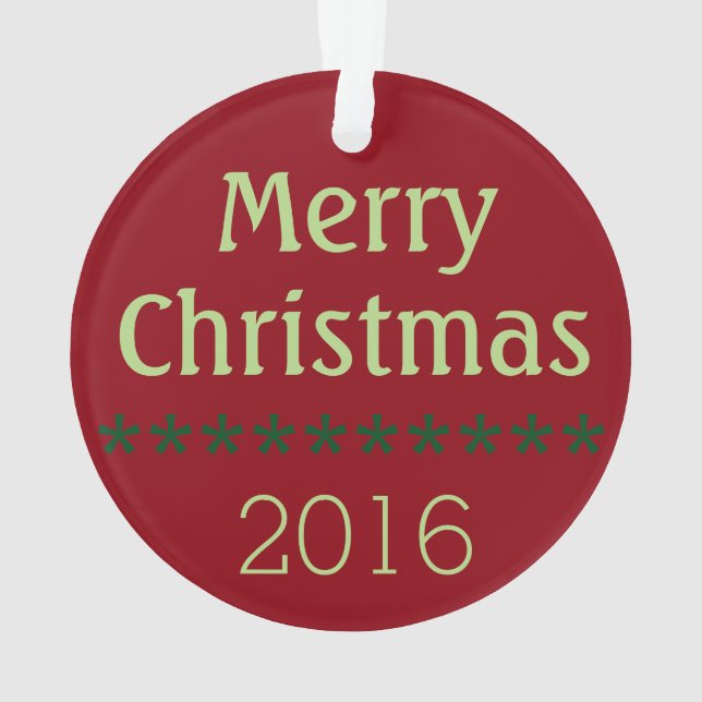 New Customisable Evansville, Indiana Ornament (Back)