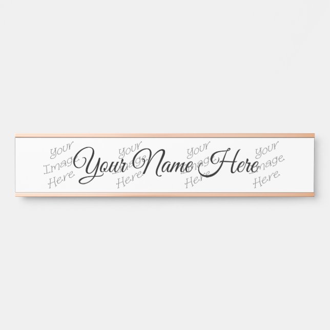 New Customisable Items Door Sign (Front)