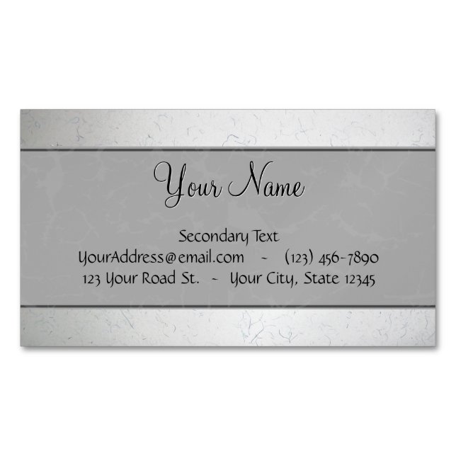 New Customisable Items Magnetic Business Card (Front)